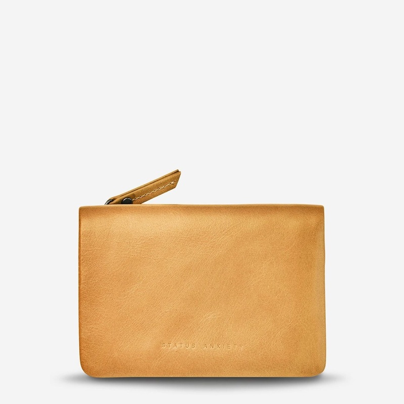 Status Anxiety Is Now Better Italian Leather Wallet – Tan
