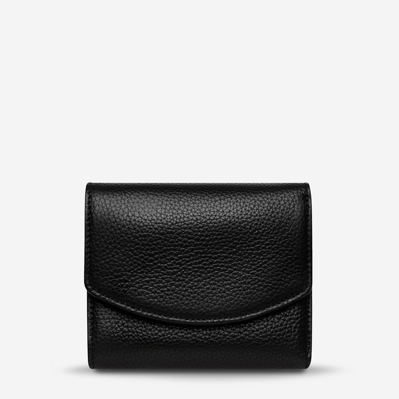 Status Anxiety Lucky Sometimes Leather Wallet – Black