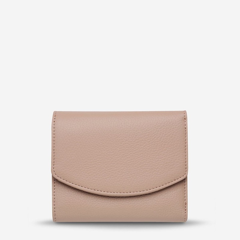 Status Anxiety Lucky Sometimes Leather Wallet – Dusty Pink