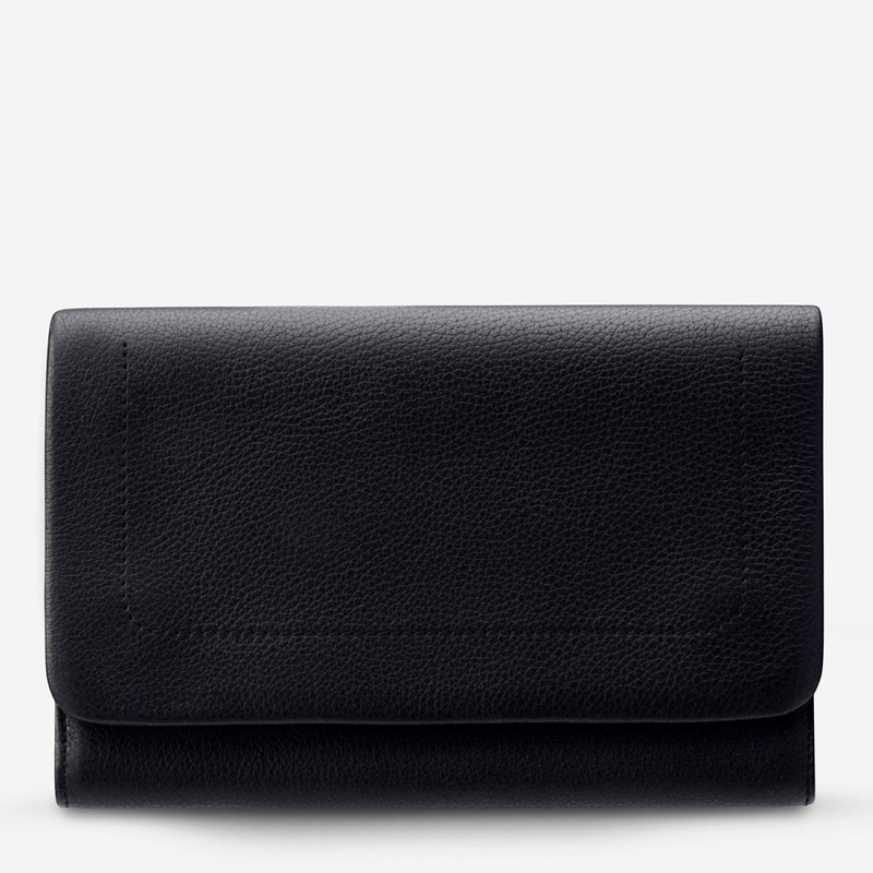 Status Anxiety Remnant Leather Wallet – Black