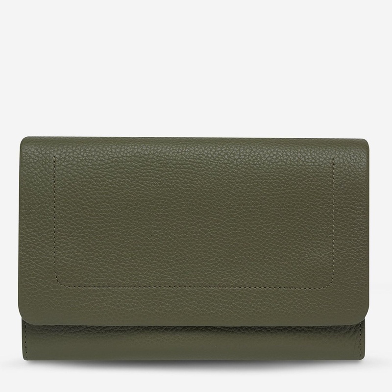 Status Anxiety Remnant Leather Wallet – Khaki