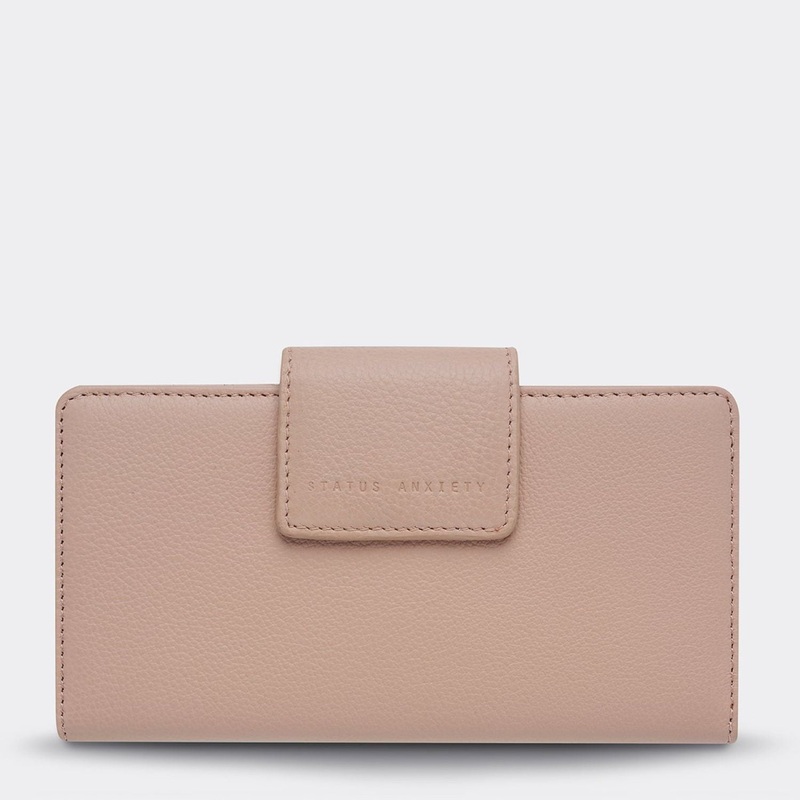 Status Anxiety Ruins Leather Wallet – Dusty Pink
