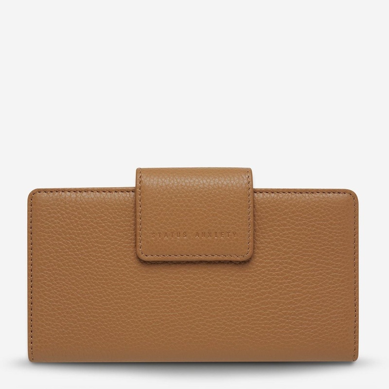 Status Anxiety Ruins Leather Wallet – Tan