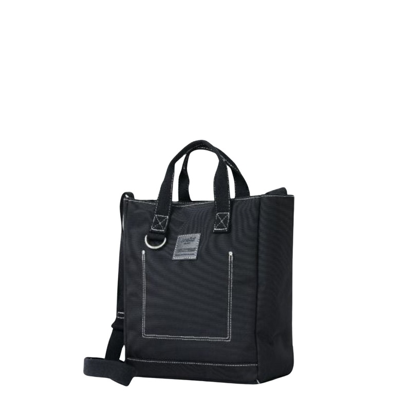 Anello Line 2Way Mini Tote Bag (Black)