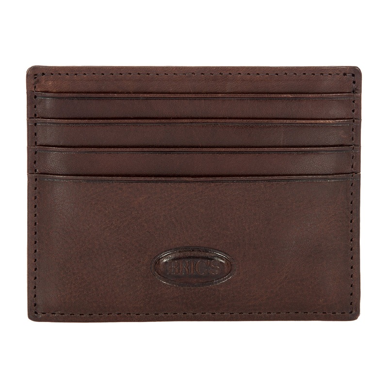BRIC’S Monte Rosa RFID Card Holder (Dark Brown)