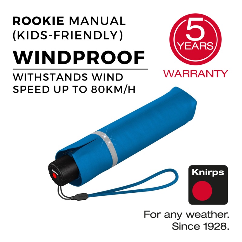 Knirps Rookie Manual Reflective Umbrella – Surf