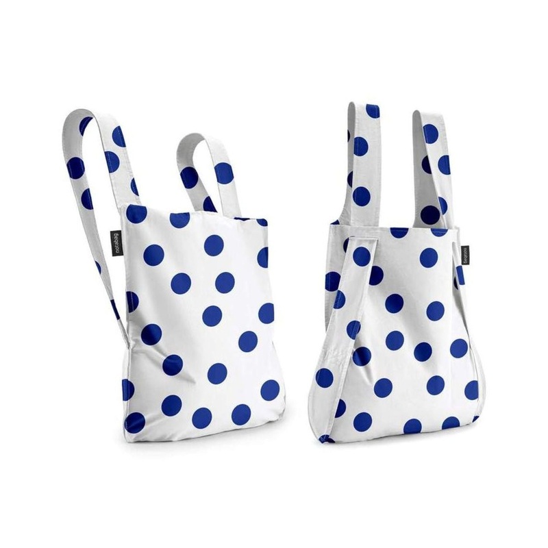 Notabag Original Convertible Tote Backpack – Marine Dots