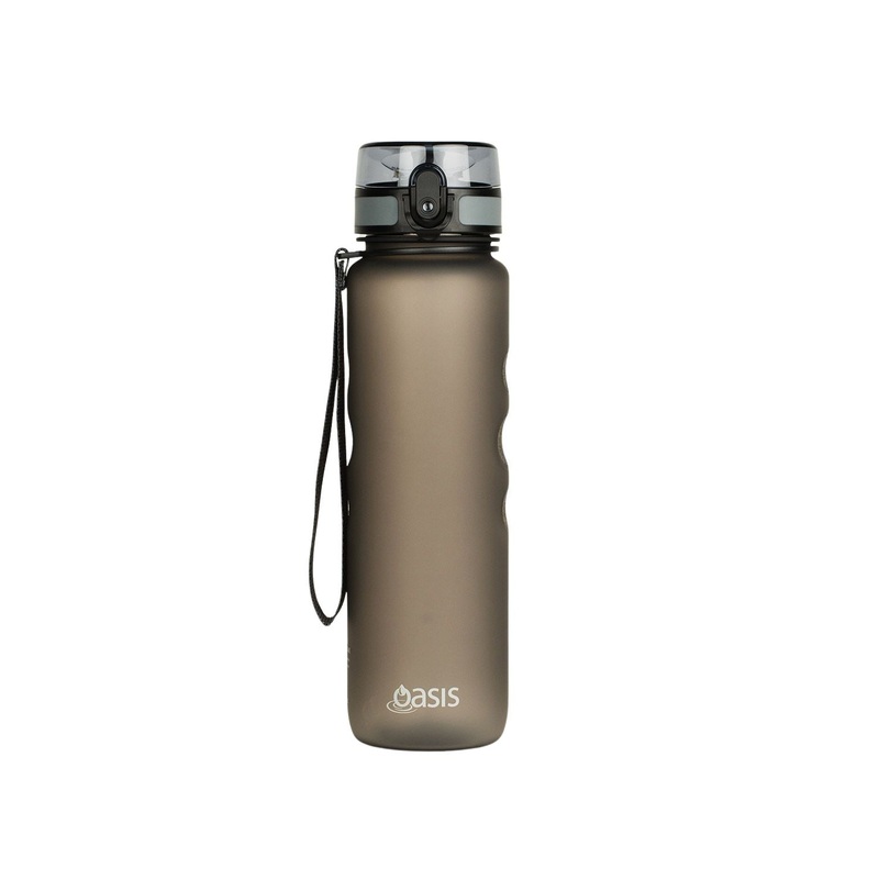 Oasis Tritan Sports Bottle with Handle Strap 1L – Graphite