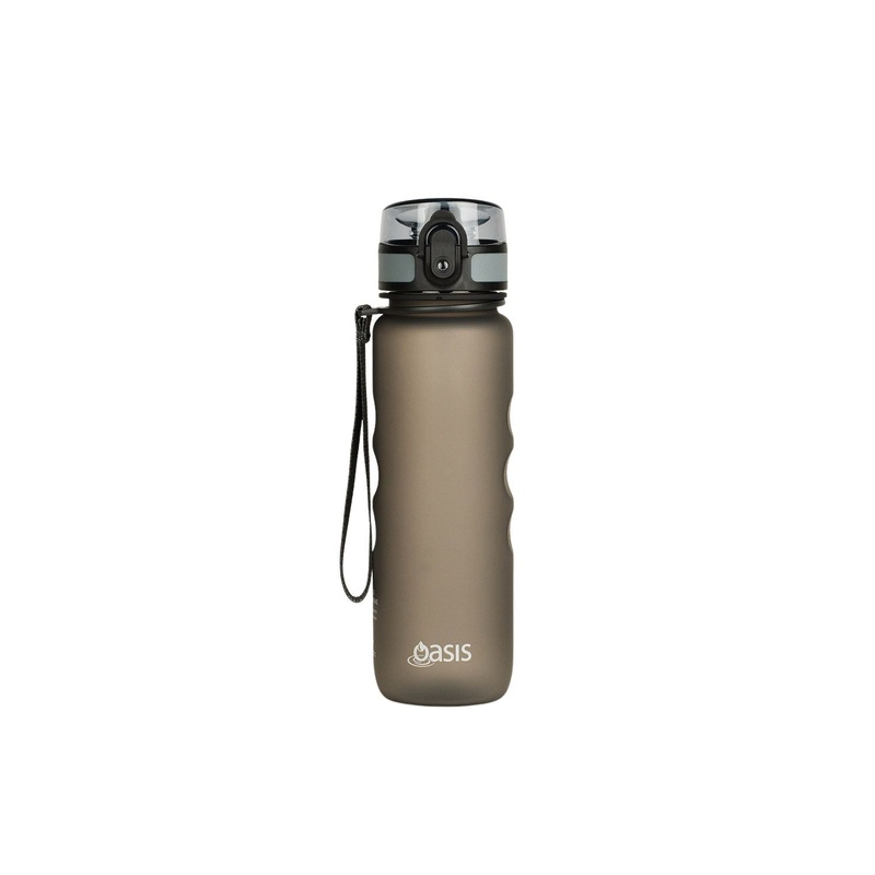 Oasis Tritan Sports Bottle with Handle Strap 500ML – Graphite