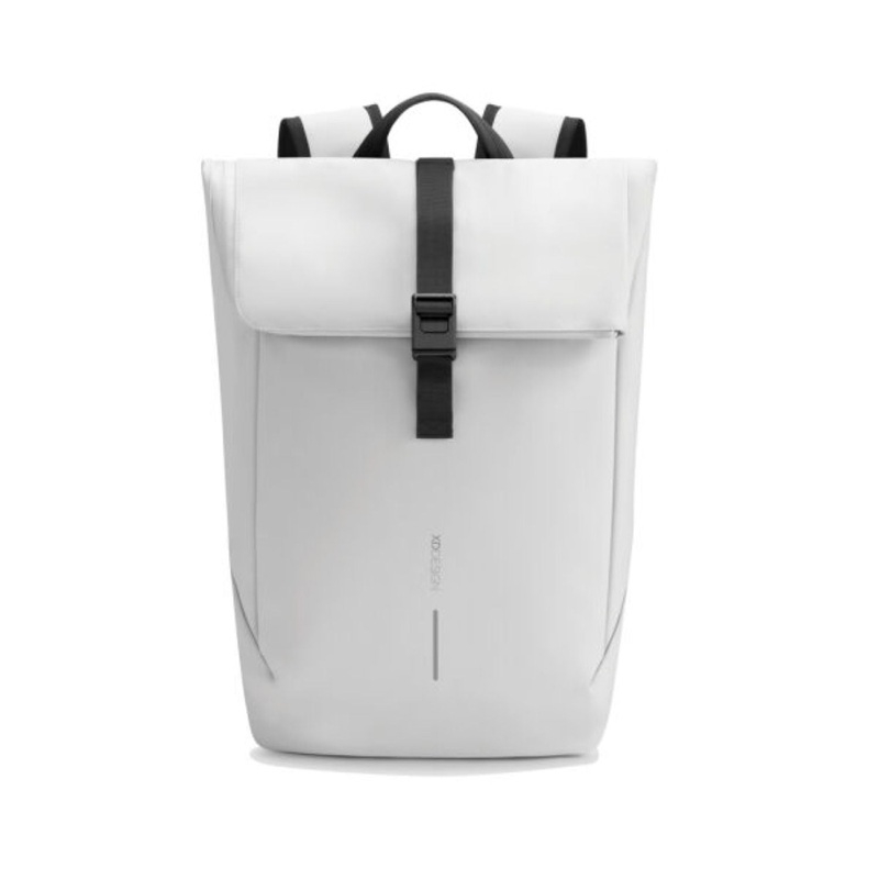 Bobby XD Design Urban Water Resistant Flap-Top Backpack 18L To 23L – Off White