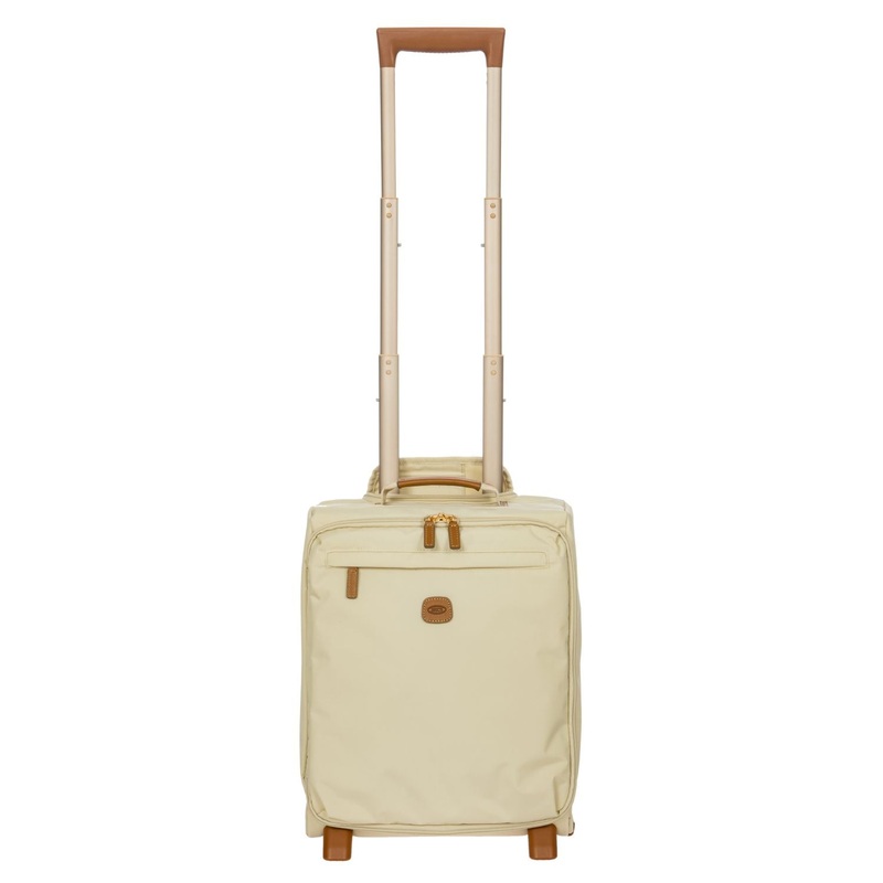 BRIC’S X-Travel 17.5 Underseat Trolley Luggage With Front Access Opening (Beige)