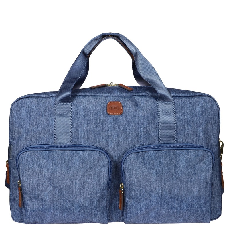 BRIC’S X-Travel Holdall Multipocket Duffel Bag – Small (Jeans)
