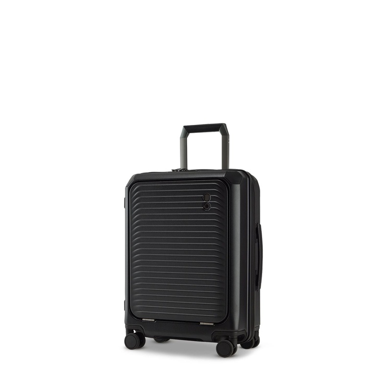 Echolac Shogun Evo FA 20 Upright Carry On Luggage With Front Access Opening (Black)