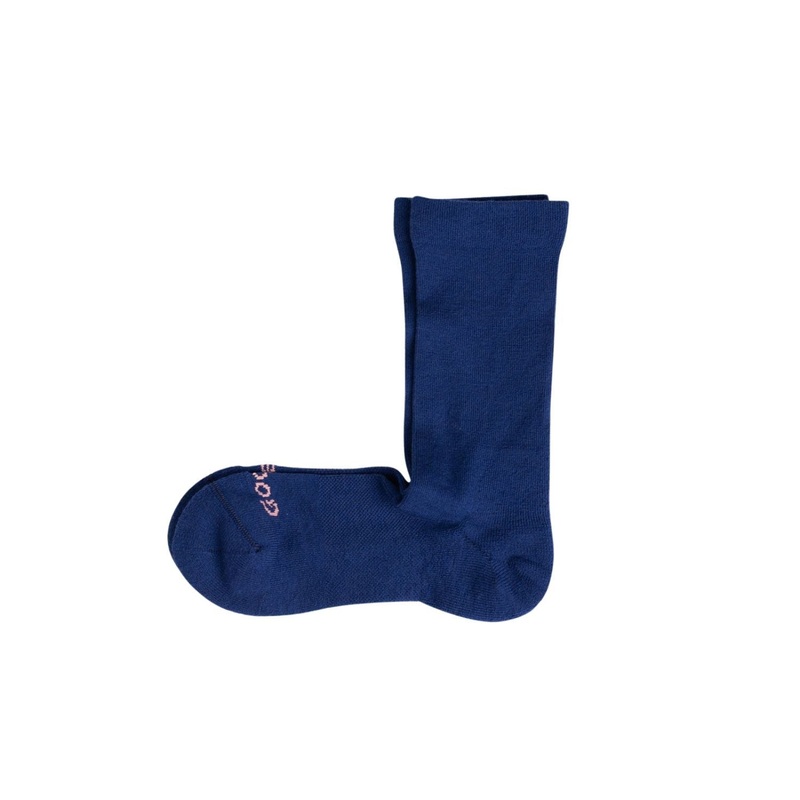 Paire Merino Wool-Blend Loose Top Calf Sock (Stormy Blue) – S