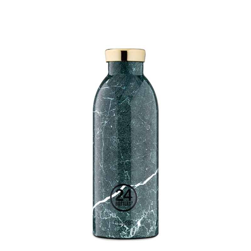 24 Bottles Clima 500ML Insulated Water Bottle – Green Marble