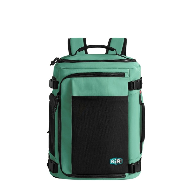 Bagsmart Blast Quick Access Carry On Expandable Travel Backpack (Green)