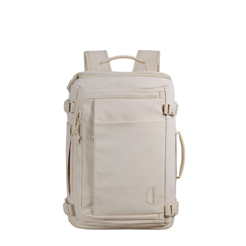 Bagsmart Blast Quick Access Carry On Travel Backpack Standard 28L (Beige)