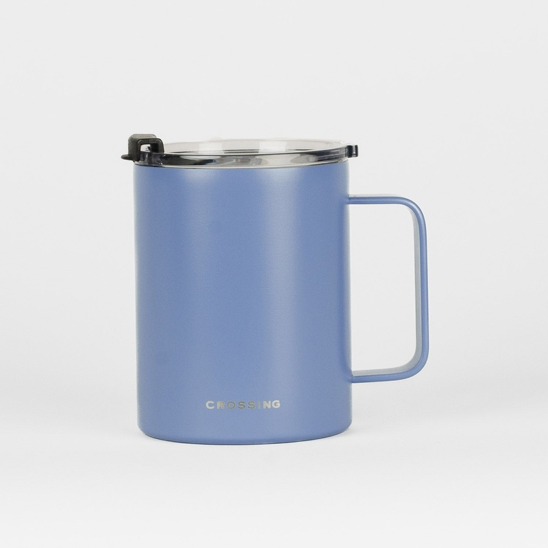 Crossing Neo Insulated S/S Ceramic Mug W Handle And Lid 420ml – Sailor Blue