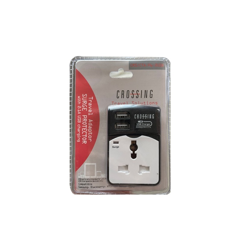 Crossing Travel Adaptor – 2 USB – USA/Japan