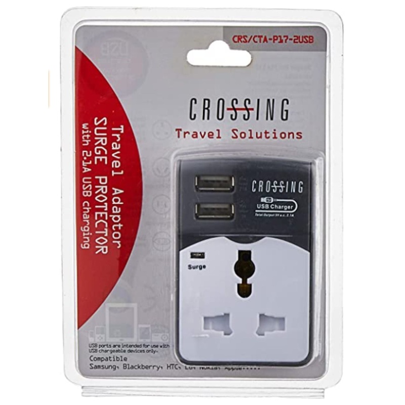 Crossing Travel Adaptor Plug (2USB) – China/Australia