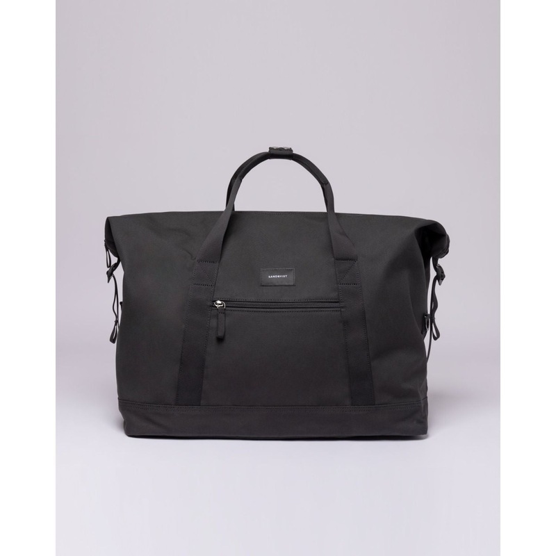 Sandqvist Sture Weekend Bag – Black W/Black Webbing