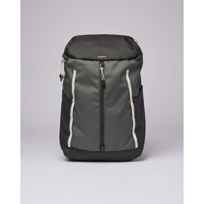 Sandqvist Sune Backpack – Multi Green W/Green Webbing