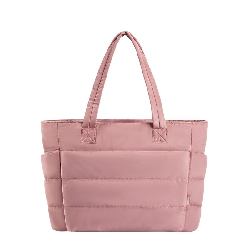 Bagsmart Zora Puffy Tote 20L (Dark Pink)
