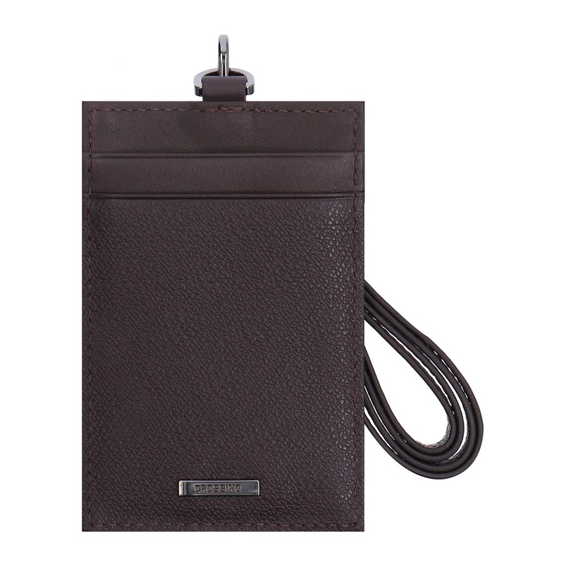 Crossing Elite Leather Lanyard – Chocolate