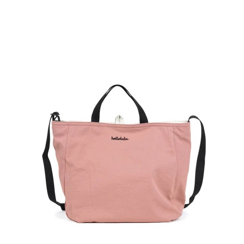 Hellolulu Jolie Double Sided 2 Way Shoulder Bag (Cloud Pink/Linen)