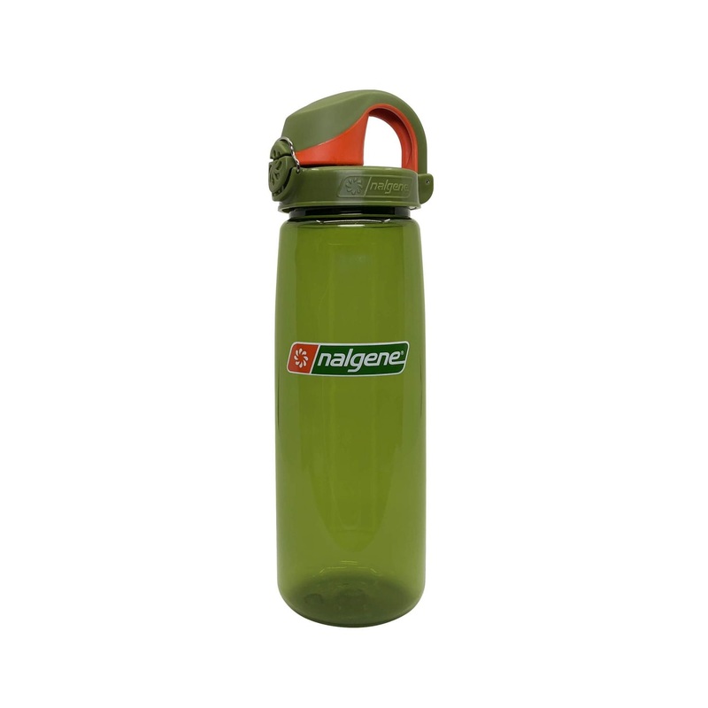 Nalgene 24oz On-The-Fly (OTF) Sustain Water Bottle – Juniper with Juniper Orange Cap