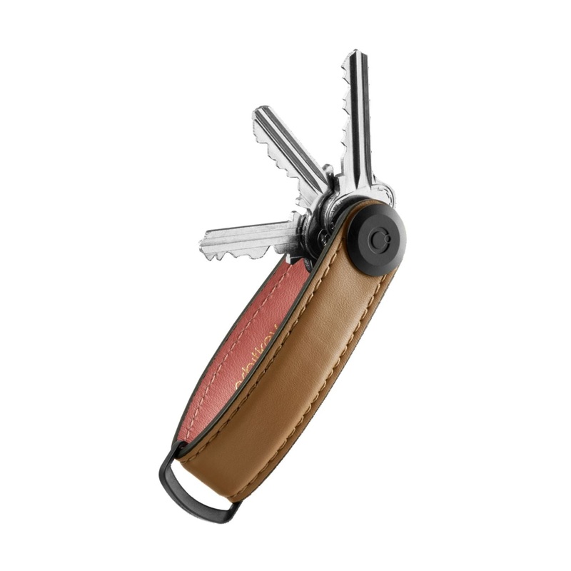 Orbitkey Leather Key Organiser 2.0 (Cocoa Rose)