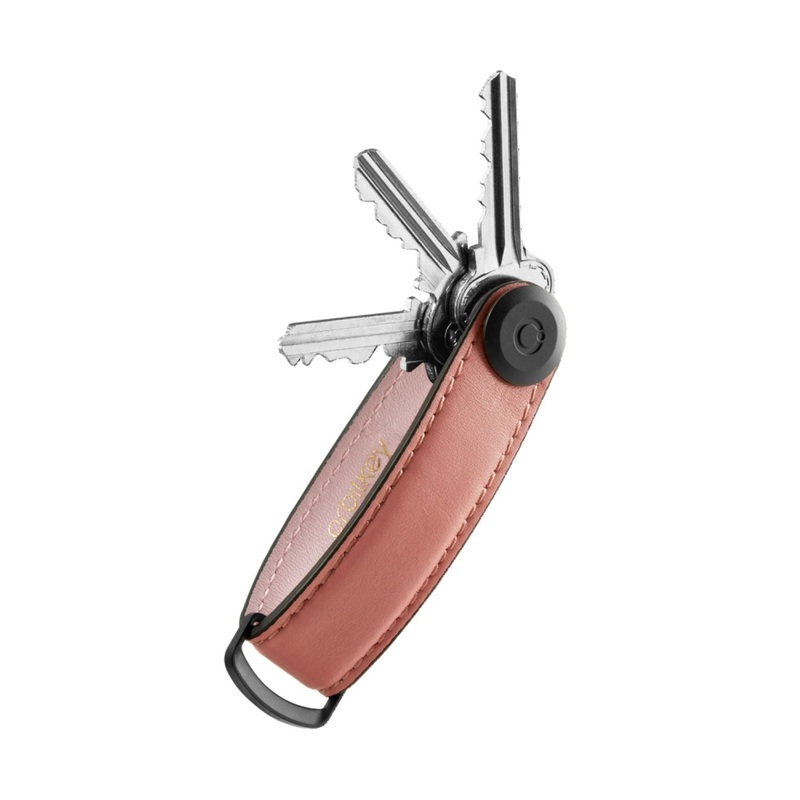 Orbitkey Leather Key Organiser 2.0 (Cotton Candy)