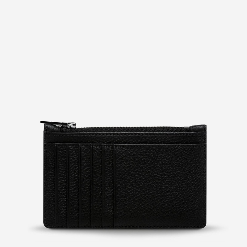 Status Anxiety Avoiding Things Leather Wallet – Black