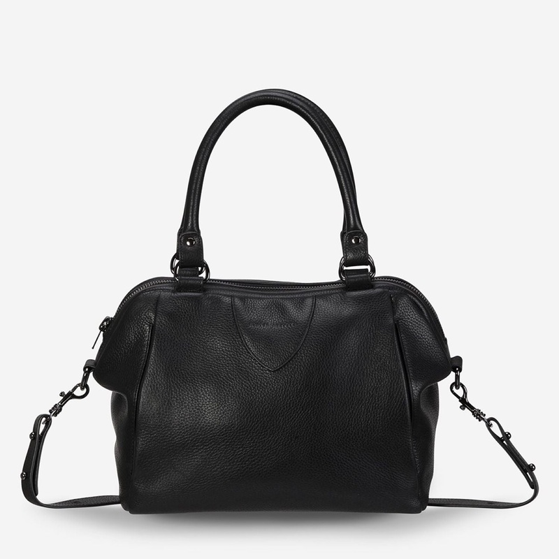 Status Anxiety Force Of Being Italian Leather Crossbody – Black