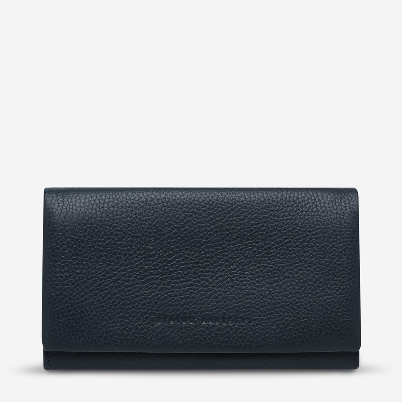 Status Anxiety Nevermind Leather Wallet – Black