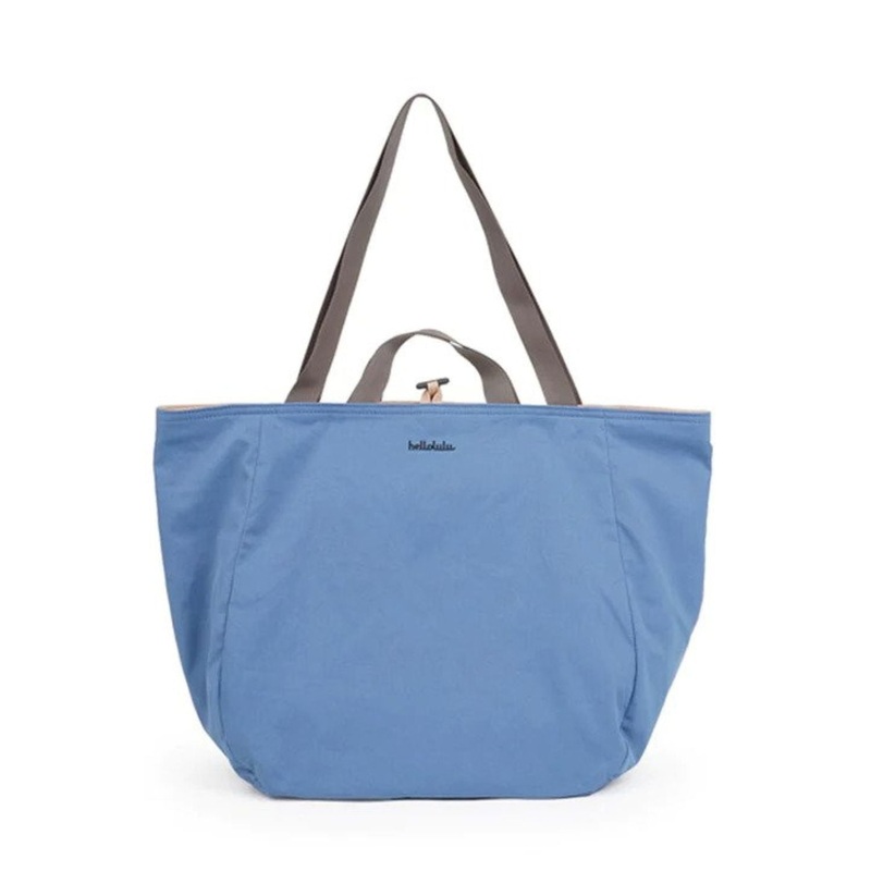 Hellolulu Jake Double Sided 2 Way Tote Recycled (Classic Blue/Clay Khaki)