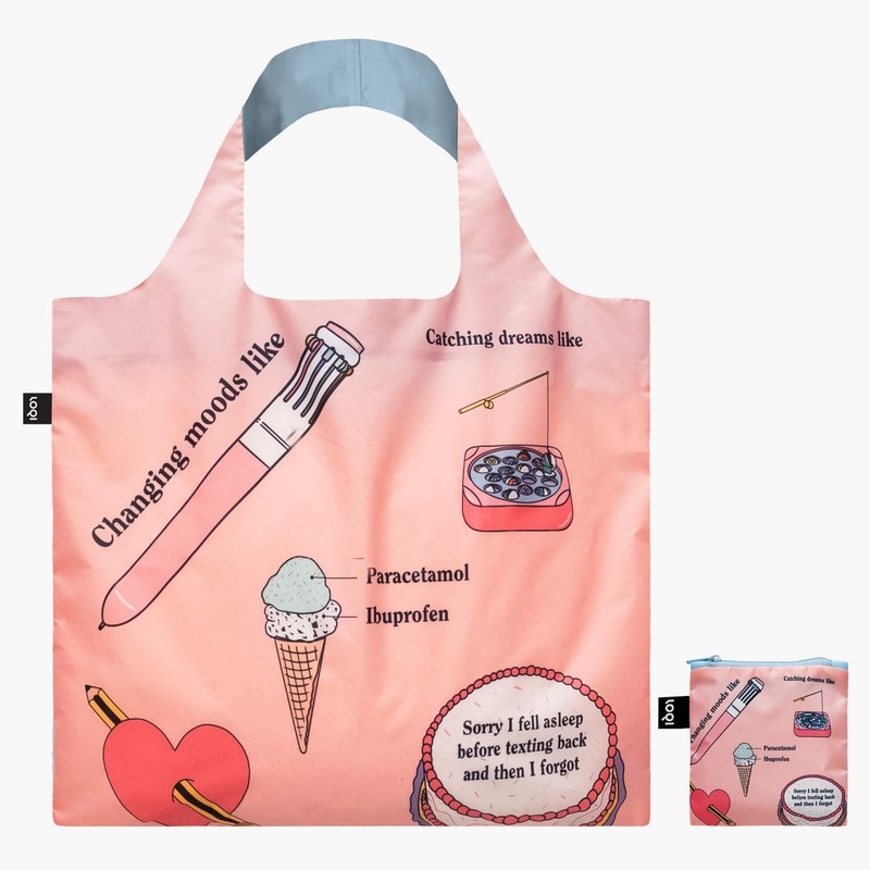 LOQI Artist Foldable Bag – Giulia Hartz – Pattern Recycled Bag