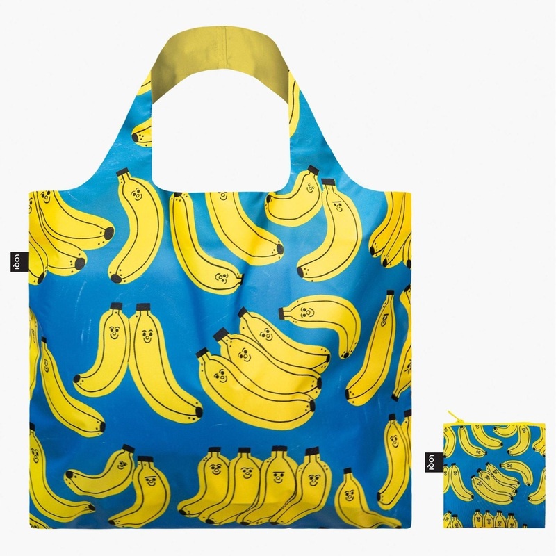 LOQI Artist Foldable Bag – Tess Smith-Roberts – Bad Bananas Recycled Bag