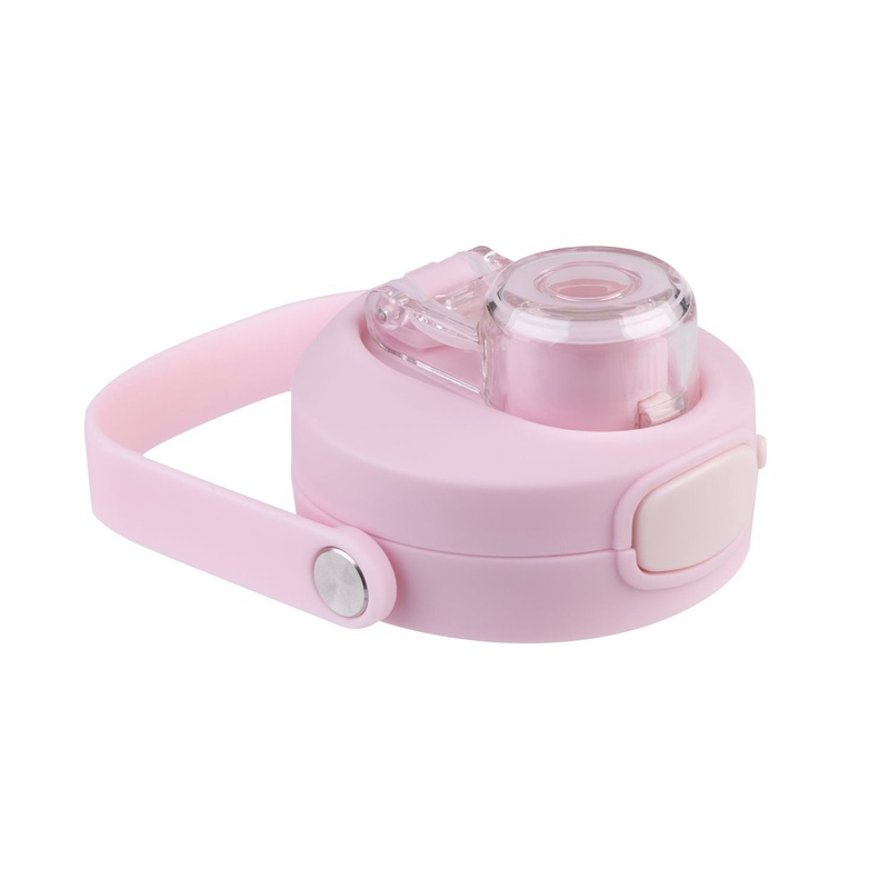 Oasis Ceramic S/S Triple Wall Capri Quick Release Drink Bottle Cap Only – Pink Lemonade