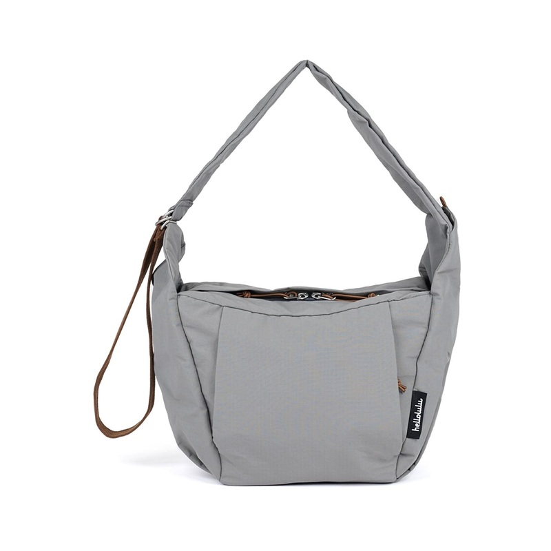 Hellolulu Miles Shoulder Bag (M) (Pearl Gray)