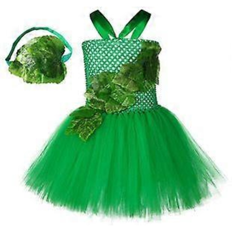 Halloween Children’s Clothing Masquerade Poison Ivy Genie Grapevine COS Forest Dryad Ivy Dress | Fruugo SG