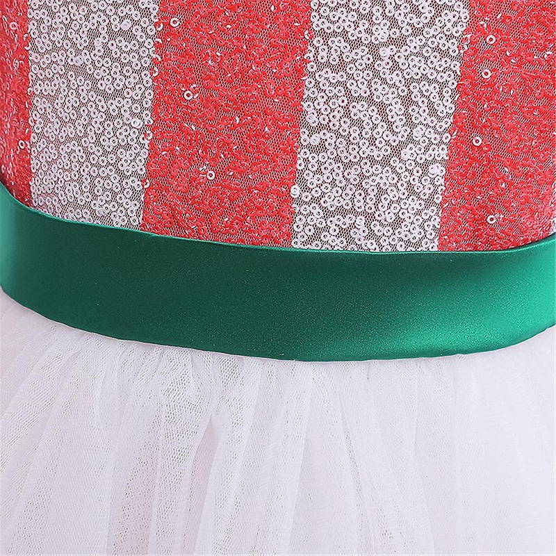 Kids Girls Christmas Puff Sleeve A-line Dress Big Bow Knot Cute Dresses Xmas Princess Dresses | Fruugo SG