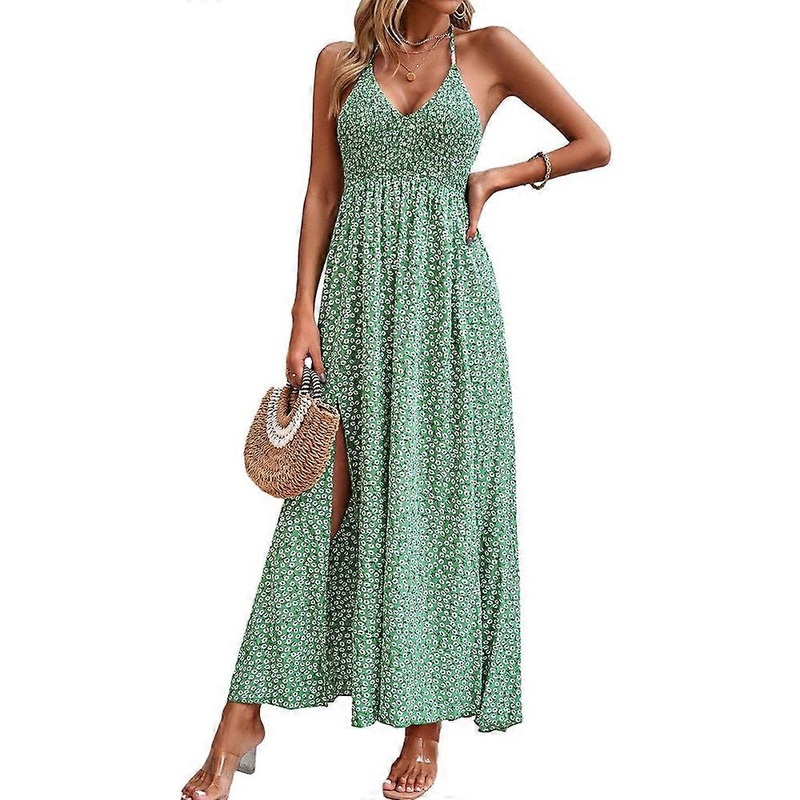 Slim Fit Polyester Casual Cozy Sleeveless Cocktail Dress Women’s Dresses Print Holes Spring Boho Dress Women (L) | Fruugo SG