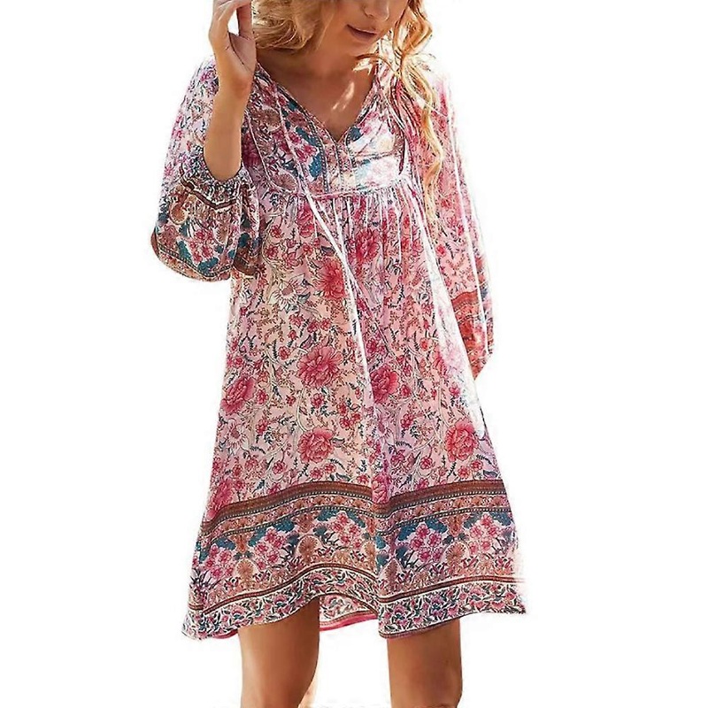 Women’s summer dress, short dresses, boho dress, summer floral dress | Fruugo SG