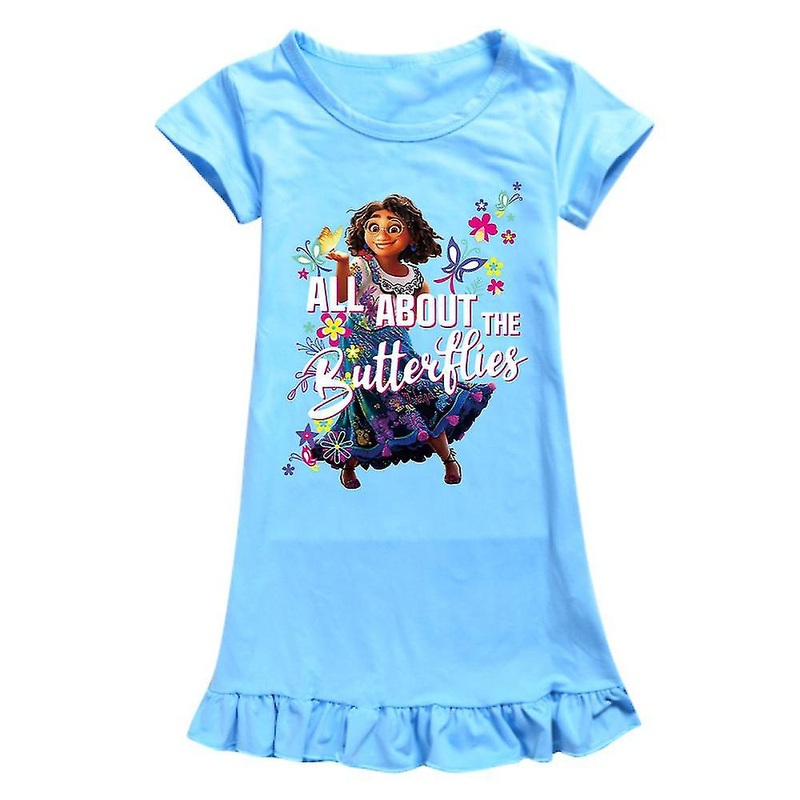 5-12 Years Girls Encanto Mirabel Nightdress Ruffle Hem Sleepwear | Fruugo SG