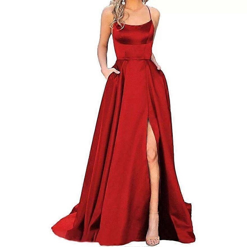 Prom Dresses Evening Dresses Elegant For Wedding Women’s Evening Dress Red | Fruugo SG