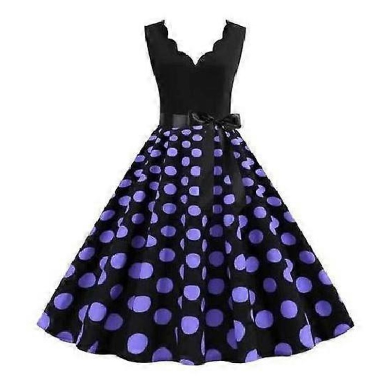 Vintage Flared Sleeveless Women’s Graduation Dress | Fruugo SG