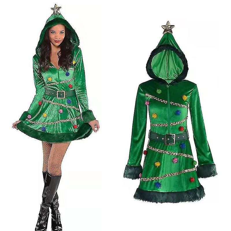 Women’s Christmas Tree Dress Christmas Dress | Fruugo SG