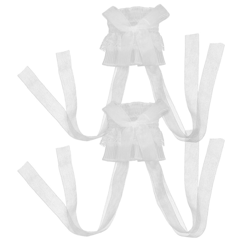 Women’s Lace Cuffs Arm Ruffles Gauze Netting Material Ruffle Cuffs Sleeve For Cosplay Events 1 Pair | Fruugo SG