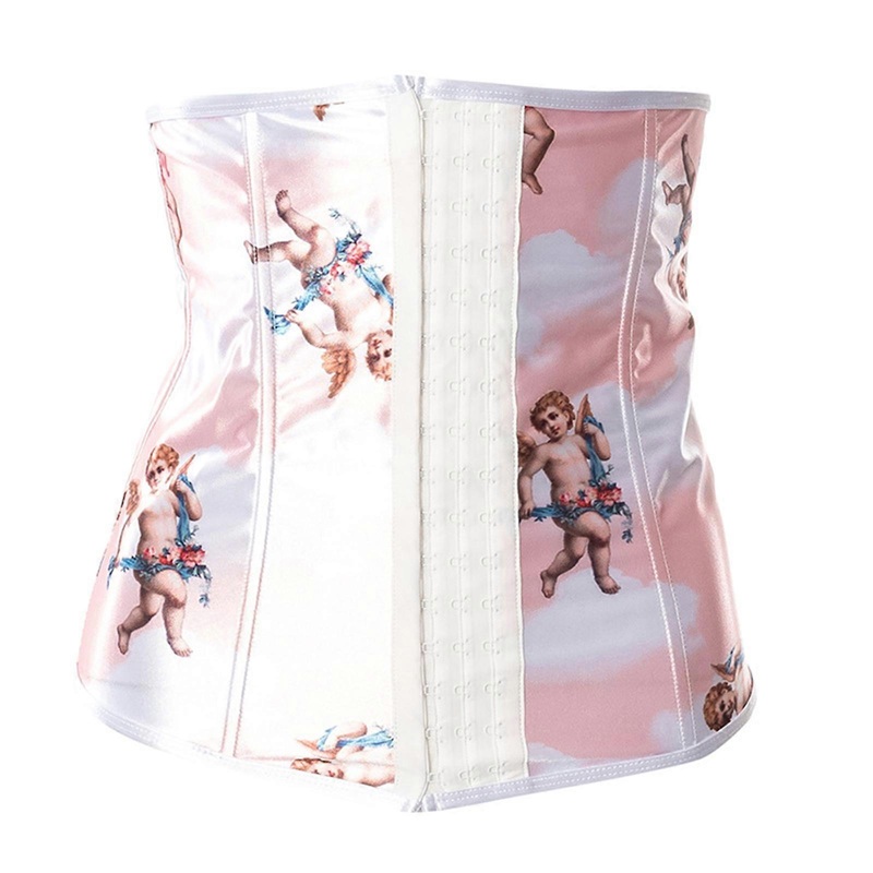 Waist Cinchers Oil Painting Corset Push Up Bustier Corset Tops For Women To Wear Out Fashion Belts For Dresses Wi  Pink S | Fruugo SG